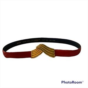 Liz Claiborne Snake Skin Belt | Size Medium